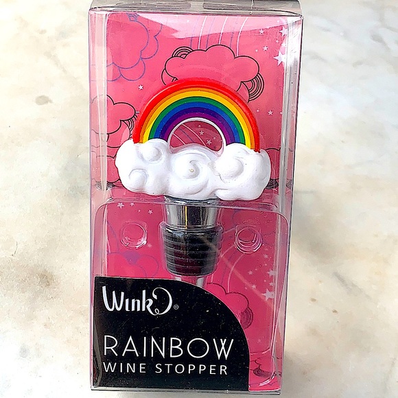 WILD EYE DESIGNS WINE STOPPER RAINBOW WINK - Picture 5 of 6